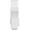 Ekena Millwork Kennewick Architectural Grade PVC Gable Bracket, 84"W x 14"H x 4"D x 4"F, 4/12 Pitch GBP084X14X0404KEN00 - alternate 2